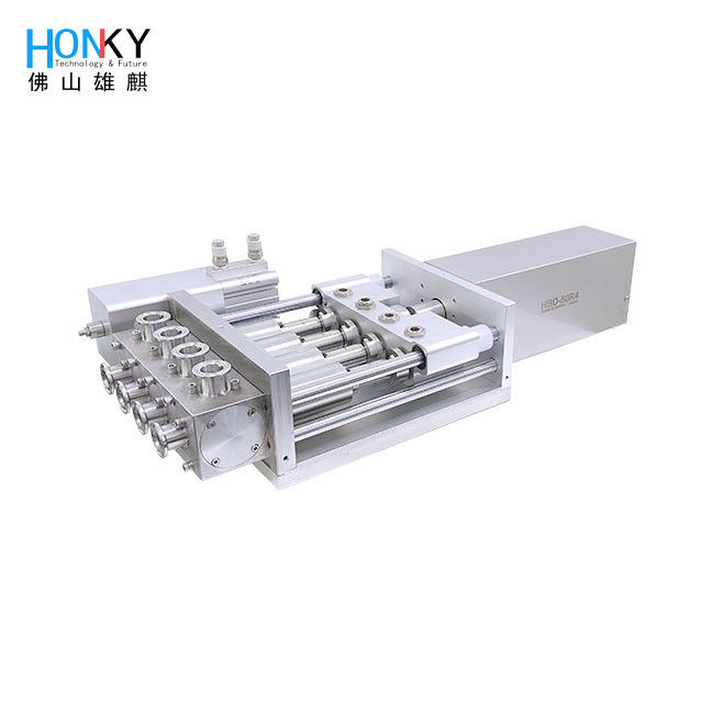 उच्च चिपचिपाहट वाले तरल पदार्थों के लिए 0.4KW की शक्ति और 1-10ml से 5-50ml तक भरने के आकार के साथ मल्टी हेड सिरेमिक फिलिंग पंप