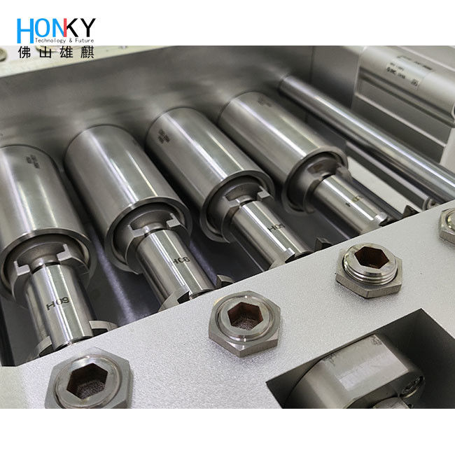 उच्च चिपचिपाहट वाले तरल पदार्थों के लिए 0.4KW की शक्ति और 1-10ml से 5-50ml तक भरने के आकार के साथ मल्टी हेड सिरेमिक फिलिंग पंप