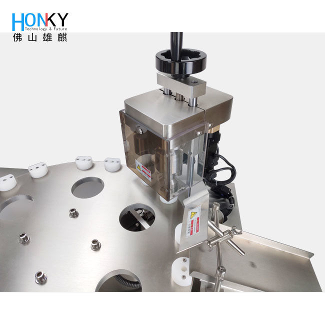 जैव अभिकर्मक भरने के लिए डबल हेड सिस्टम के साथ डेस्कटॉप स्वचालित 2ml साइरो ट्यूब भरने और कैपिंग मशीन