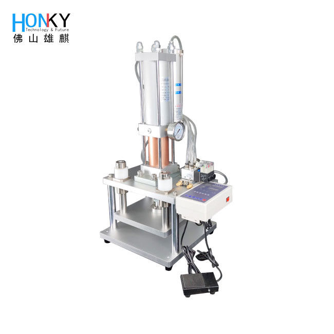 Adjustable Pressure Cap Pressing Machine for Small Business Use in Cosmetic Bottle Plug Pressing
