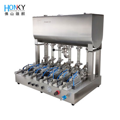 खाद्य छोटी लाइन पैकेजिंग के लिए 500W 25ml पेस्ट भरने की मशीन