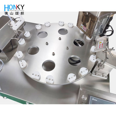 जैविक अभिकर्मकों के लिए डेस्कटॉप जीएमपी जार भरने और कैपिंग मशीन