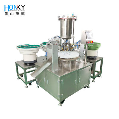 Cosmteic 220 के लिए 2400 BPH AC 220V हाई विस्कोसिटी पेस्ट फिलिंग मशीन