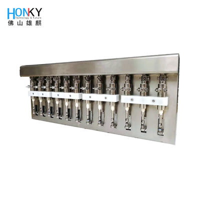 30ml फुल ऑटोमैटिक परफ्यूम लिक्विड फिलिंग पंप डिस्पेंसर पंप सिस्टम विथ 6 चैनल फॉर द ब्लिस्टर पैकिंग मशीन