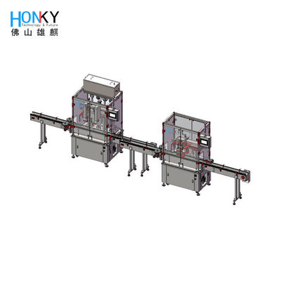 500 मिलीलीटर लोशन स्वचालित भरने की मशीन 220V 50Hz 2000W