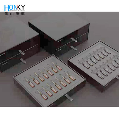 एंटी-रिंकल सीरम प्लास्टिक एम्पाउल के लिए 6 मिलीलीटर पंप डेस्कटॉप बोतल भरने की मशीन